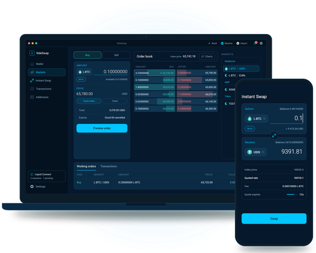 Trade from your wallet